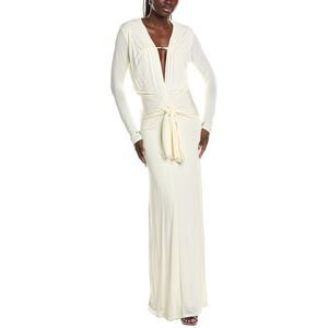 Paris Georgia Womens  Filomena Maxi Dress, White